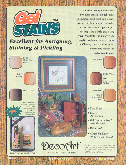 DecoArt Gel Stains