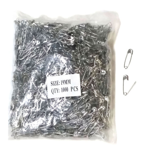 (image for) Safety Pins 19mm Nickel