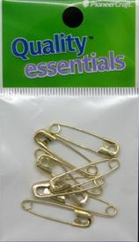 Safety Pins 28mm Gold