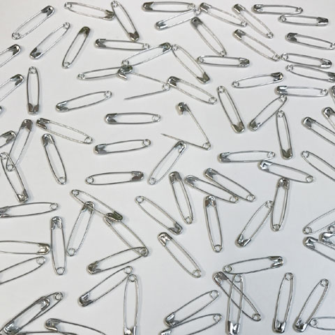 (image for) Safety Pins 27mm Nickel