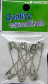 Safety Pins 45mm Nickel