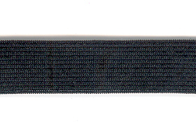 Knitted Elastic 20mm Black
