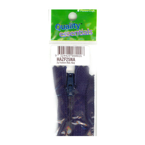 (image for) Zip Fastener, 25cm Navy