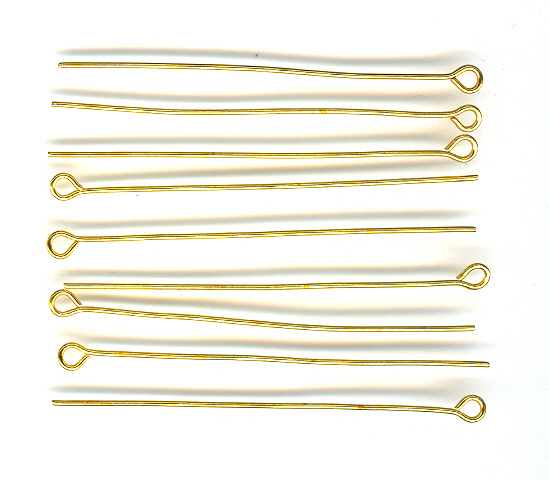 (image for) Eye Pin 50mm Gold 100g