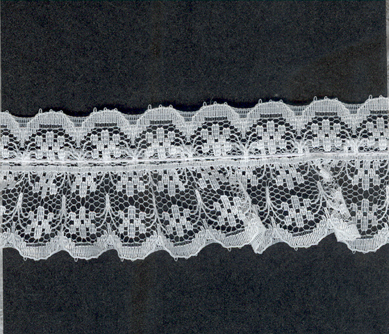 (image for) 3.0cm Frilling 8/8838 White price per mt