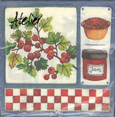 (image for) DecoArt Decor Napkin Jam & Berries