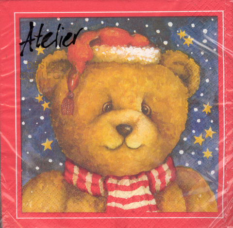 (image for) DecoArt Decor Napkin Bear