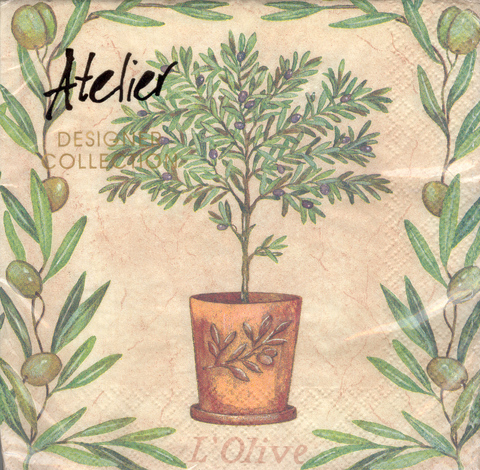 (image for) DecoArt Decor Napkin L\'olive