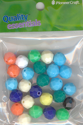 (image for) 12mm Facet Multi 25grams