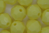 12mm Opaque Facet Yellow 250g