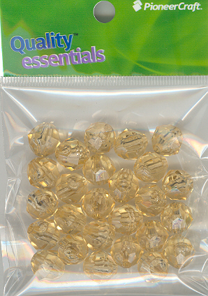 (image for) 12mm Facet Champagne 25grams