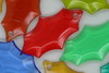 Acrylic Holly Leaf Beads