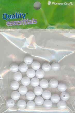 (image for) 9mm Round Pearl White