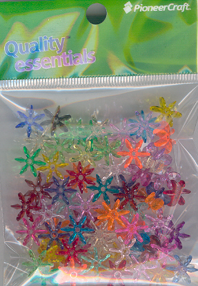 12mm Acrylic Star Beads 25grams
