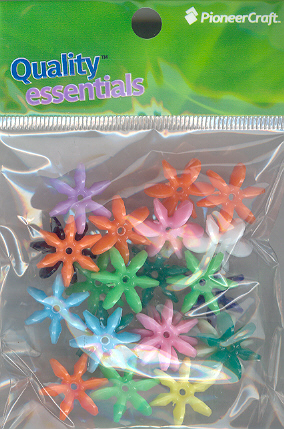 18mm Acrylic Star Beads 25grams