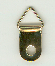 Tri Hanger Picture Hooks 10mm Brass 100 piece bag