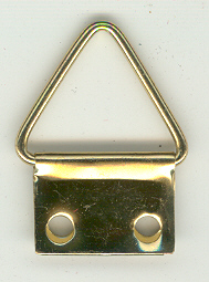 Tri Hanger Picture Hooks 15mm Brass 100 piece bag
