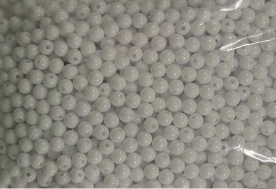 (image for) 6mm Round Op White 250g
