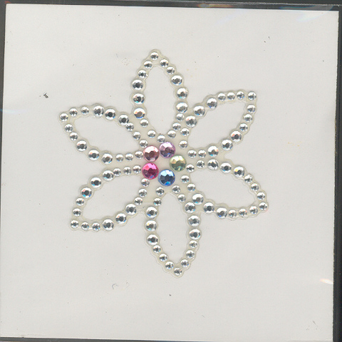 (image for) Adhesive Diamante Flower