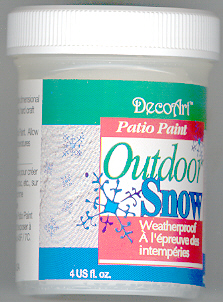 DecoArt Patio Paint Outdoor Snow DecoArt Patio Paint Outdoor Snow