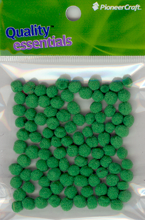 (image for) PomPoms 7mm; Kelly