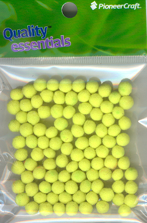 (image for) PomPoms 7mm; N-Green