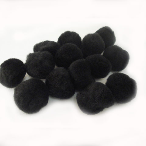 (image for) PomPoms 38mm; Black