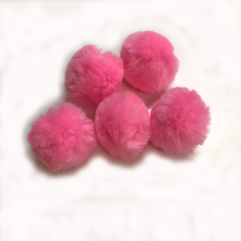 (image for) Pom Poms 38mm; Blossom Pink