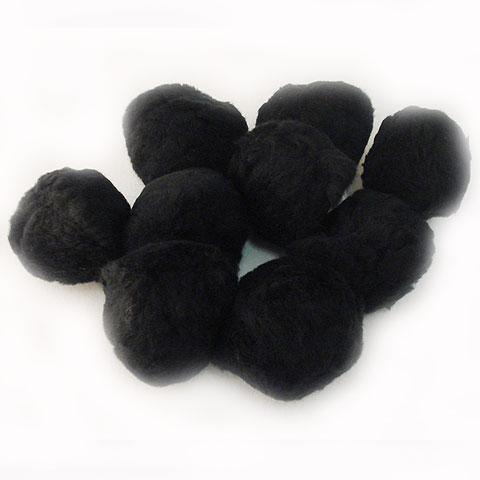 (image for) Pom Poms 50mm; Black