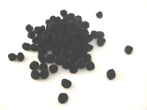 (image for) PomPoms 10mm; Black