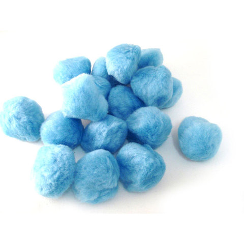 (image for) PomPoms 50mm; Lt Blue