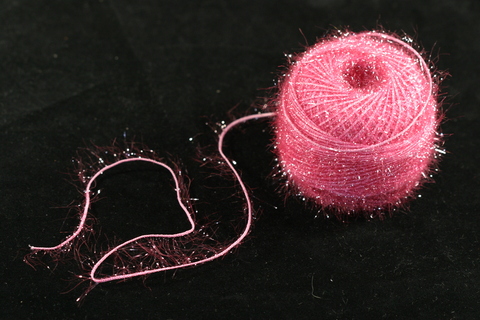 (image for) Fairy Sparkle Fibre Blossom Pink (Ball approx 100-120 grams)