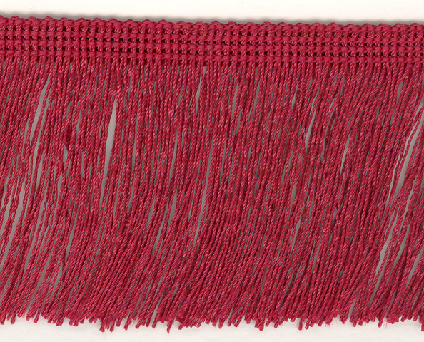 (image for) 75mm Cut Fringe Claret price per mt
