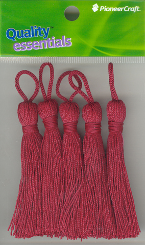 (image for) Tassels 70mm 33 Claret