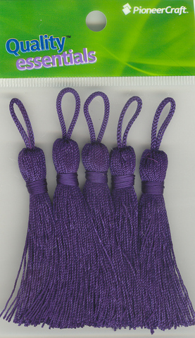 Tassels 70mm 39 Purple Tassels 70mm 39 Purple