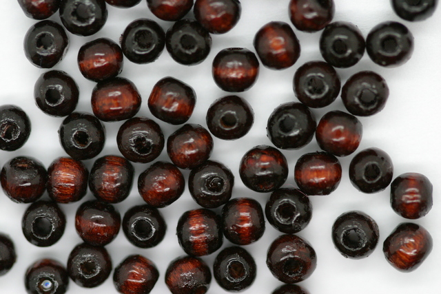 (image for) 4mm W-Beads Brown