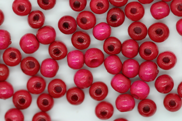 (image for) 4mm W-Beads Hot Pink