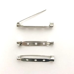 (image for) Brooch Back 40mm; Nickel,100p