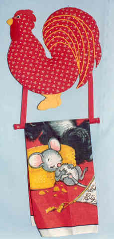 (image for) Rooster Towel Holder