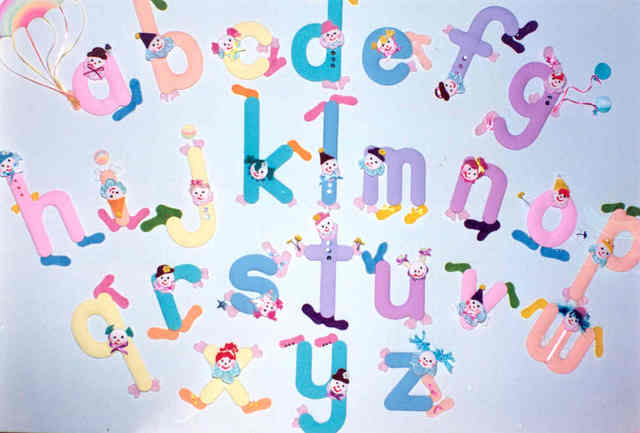 (image for) Set Small Alphabet (C)10 pack. Size 33x23mm