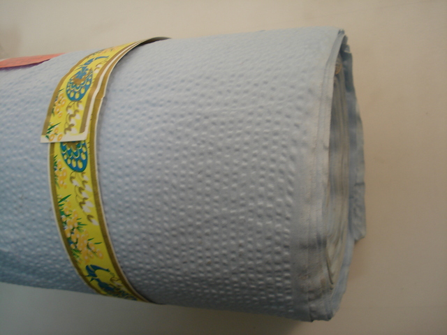 (image for) Plisse 90cm 100% cotton Pale Blue