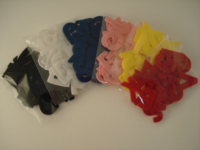 (image for) Felt Alphabet A-Z 1x each