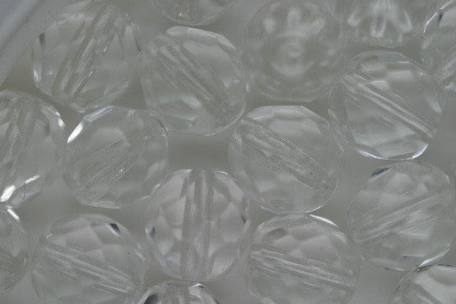 (image for) 8mm Faceted Beads Crystal 10 grams
