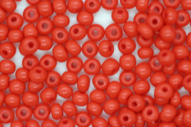 (image for) Czech Seed 8/0 Op Red 100g