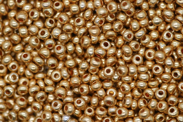(image for) Czech Seed 11/0M R Met Gold 100g