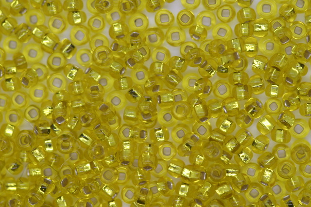 (image for) Czech Seed 11/0 SLS Lined Yellow 100g