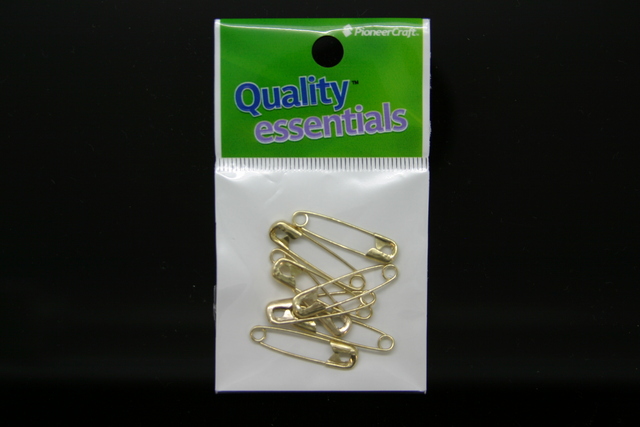 (image for) Safety Pins 28mm Gold