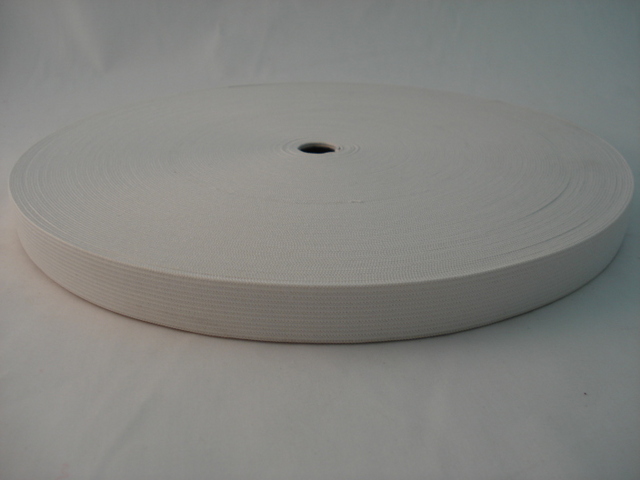 (image for) Knitted Elastic 20mm White