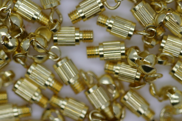 (image for) Barrel Clasp #4 Gold