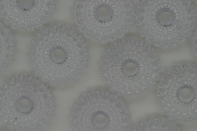 (image for) Corrugated Disc Transparent Clear 250g
